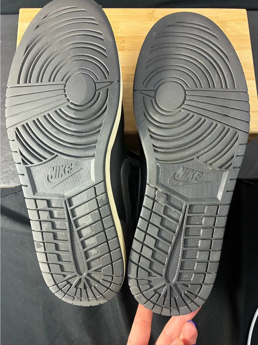 Nike Air Jordan 1 Retro Mid Black and Gray Men's Y2K Sneakers